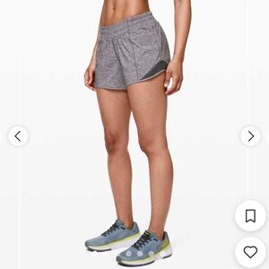 Hotty Hot Lululemon Heather Gray Athletic Shorts